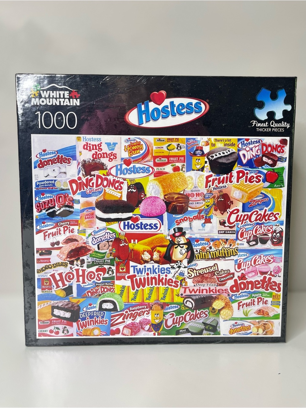 White Mountain "Hostess Snacks" 1000 Piece Jigsaw Puzzle NEW